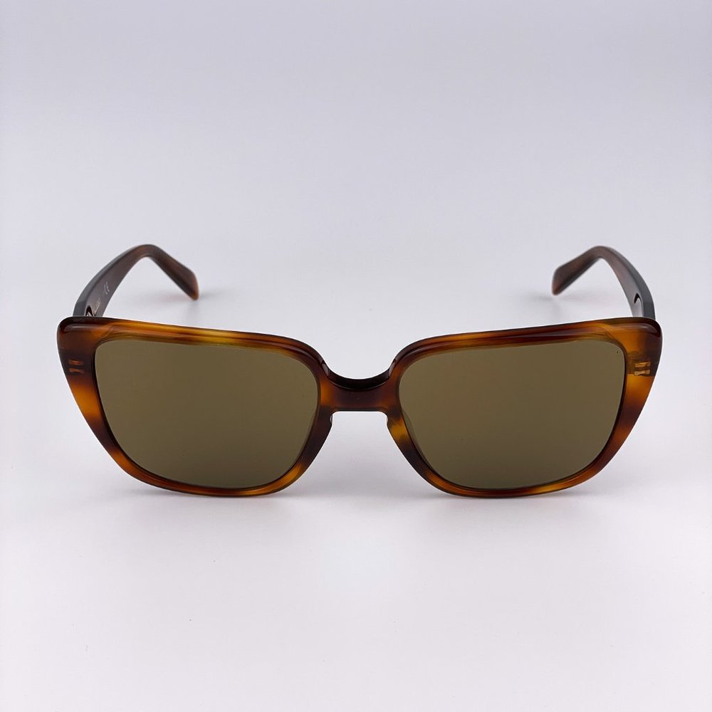 🔥 CELINE CL40047I/S 53E Sunglasses Havana Brown Oversized Women - Picture 3 of 9